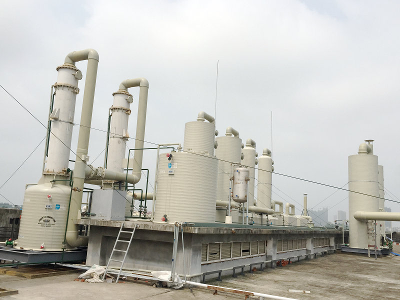 PPH係列廢氣處理成（chéng）套設備（bèi）-淨（jìng）化塔器